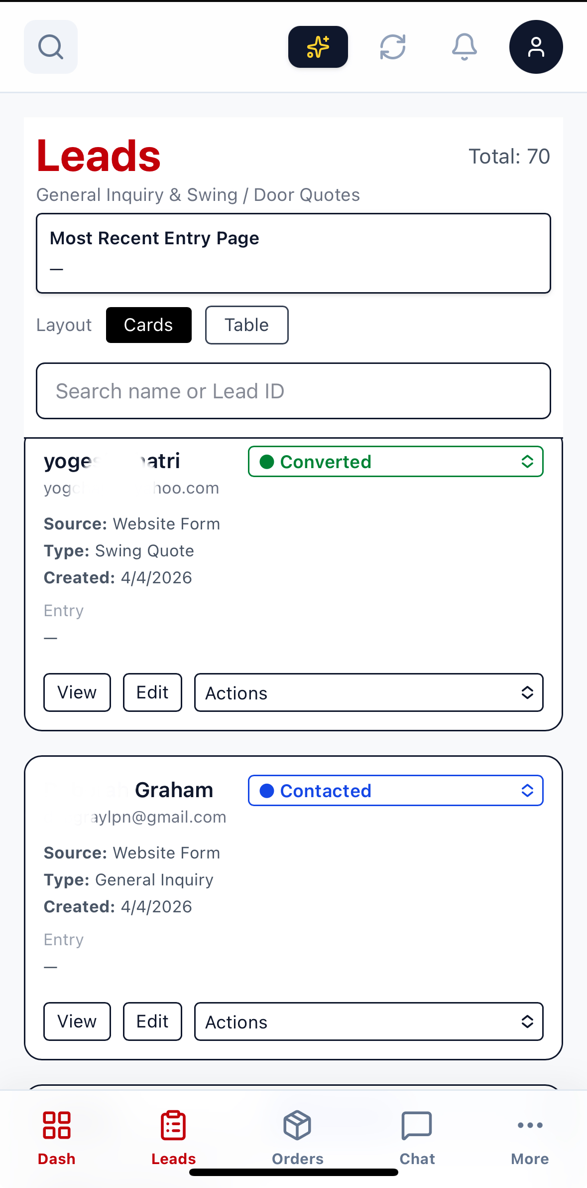 Lead CRM